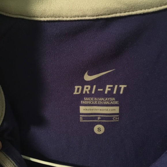 Blue Nike Quarter Zip - Picture 3 of 3